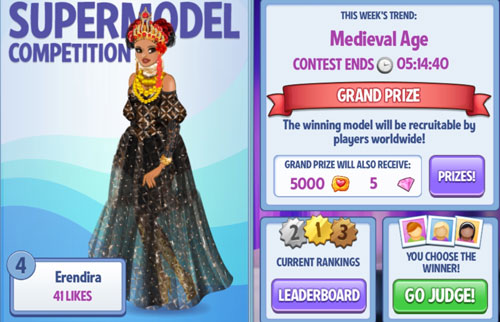 Supermodel Competition - Medieval Age (Campus Life)
