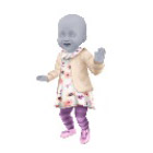 ２番目の赤ちゃん用ベッドルームバンドル、幼児シム女子用そろいの服装１（The Sims フリープレイ）