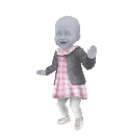 ２番目の赤ちゃん用ベッドルームバンドル、幼児シム女子用そろいの服装３（The Sims フリープレイ）